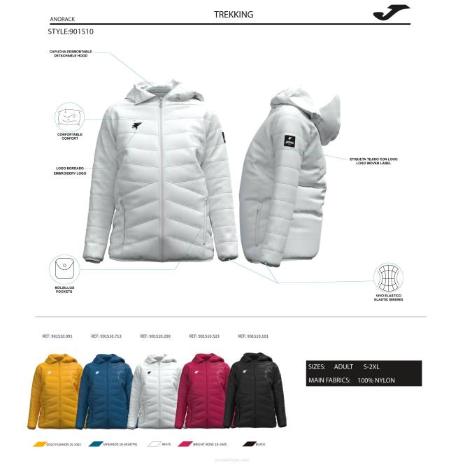 anorak gezgini Joma fuşya kadınlar 0RJD1950