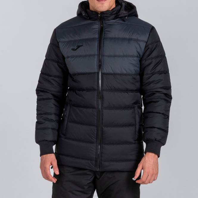 anorak kentsel ii Joma siyah koyu gri erkekler 0RJD4075