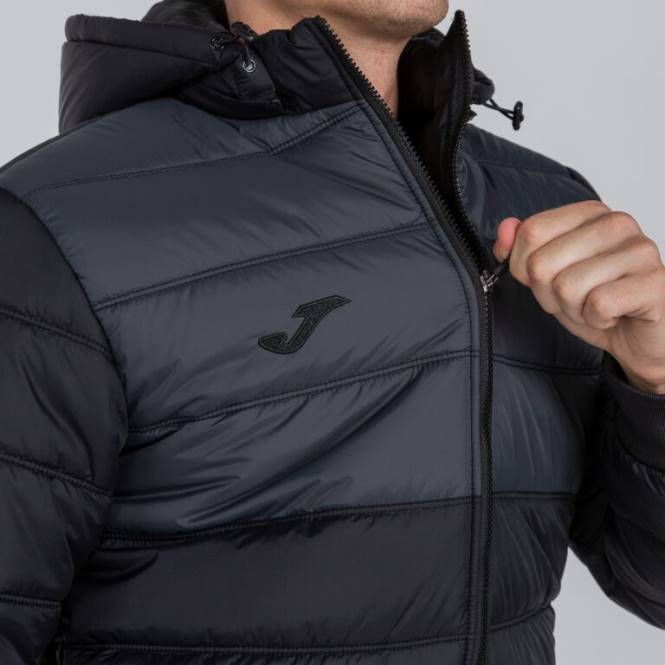 anorak kentsel ii Joma siyah koyu gri erkekler 0RJD4075