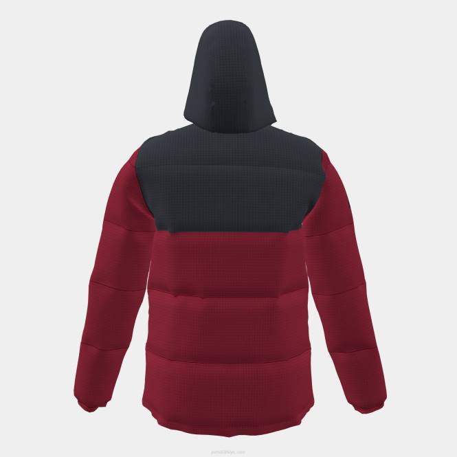anorak parkı Joma bordo siyah erkekler 0RJD3191