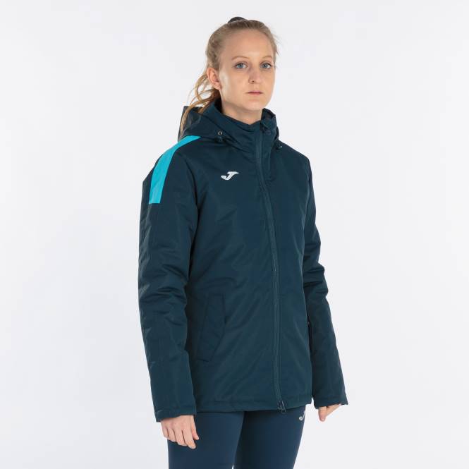 anorak üçlüsü Joma lacivert floresan turkuaz kadınlar 0RJD2621