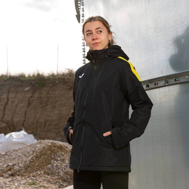 anorak üçlüsü Joma siyah Sarı kadınlar 0RJD2650