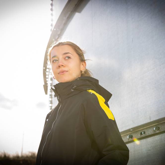 anorak üçlüsü Joma siyah Sarı kadınlar 0RJD2650