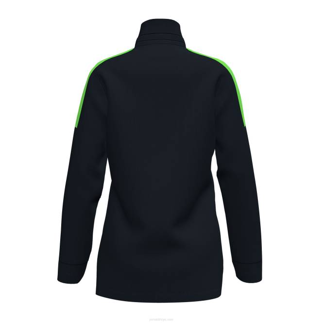 anorak üçlüsü Joma siyah floresan yeşil kadınlar 0RJD2572