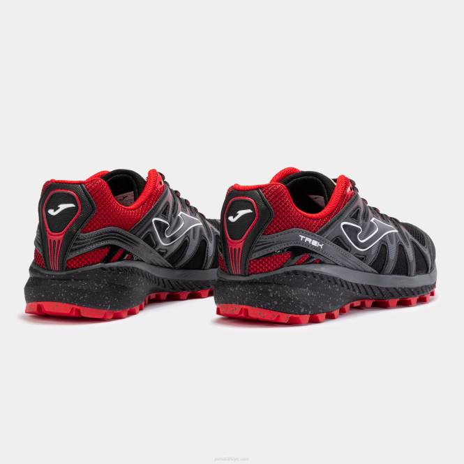 arazi koşu ayakkabısı tktrek 23 Joma siyah kırmızı erkekler 0RJD4694