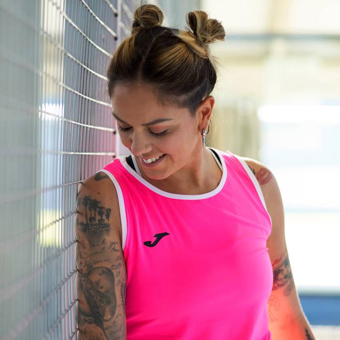 atlet molası Joma floresan pembe kadınlar 0RJD2106