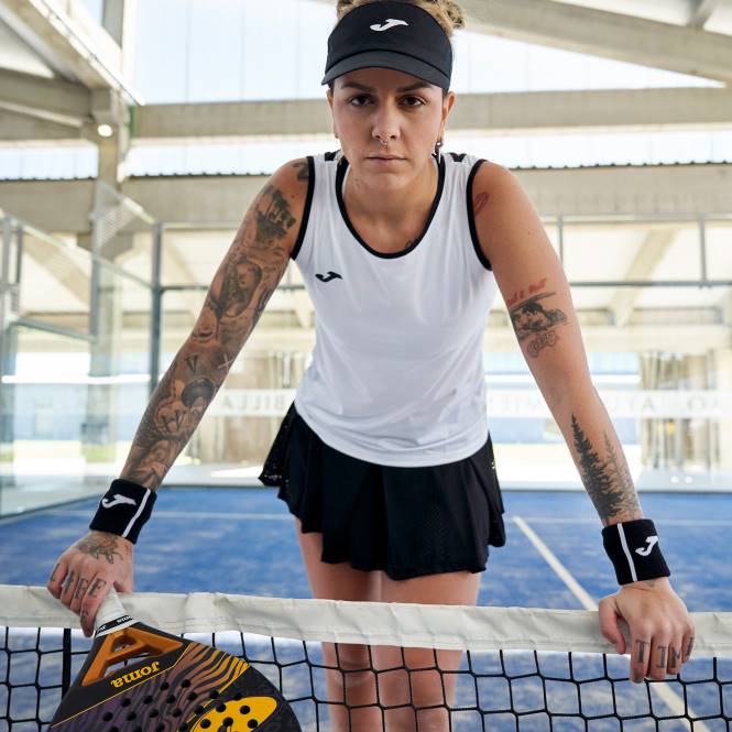 atlet molası Joma siyah beyaz kadınlar 0RJD3863