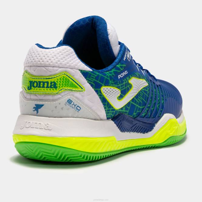ayakkabı noktası 22 sert mahkeme Joma kraliyet mavisi floresan sarı0RJD3754