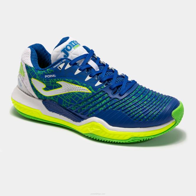ayakkabı noktası 22 sert mahkeme Joma kraliyet mavisi floresan sarı0RJD3754