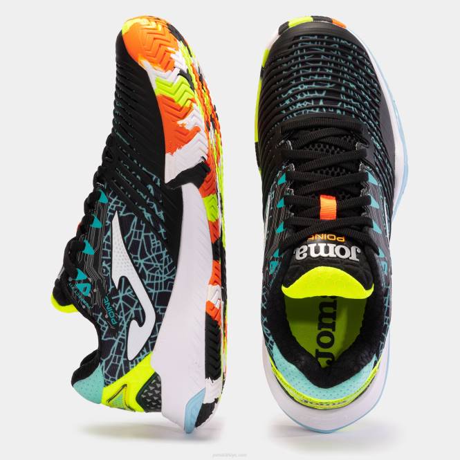 ayakkabı noktası 22 sert mahkeme Joma siyah mx yeşil0RJD72