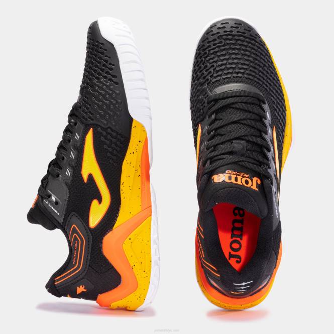 ayakkabı tace 23 sert kort Joma siyah turuncu erkekler 0RJD3506