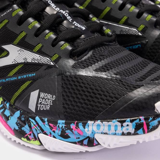 ayakkabı topen 23 dünya padel tour-wpt kil Joma siyah0RJD32