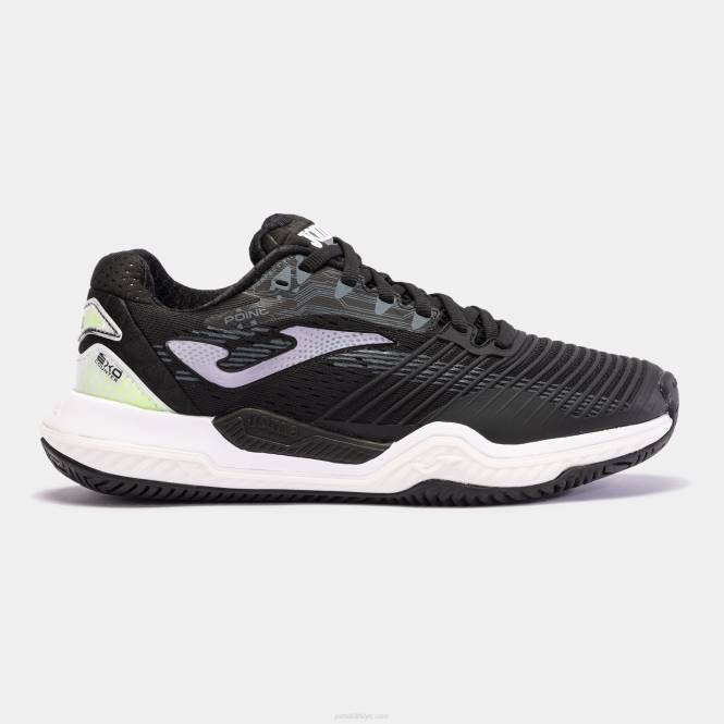 ayakkabı tpoint 23 sert kort Joma siyah pembe kadınlar 0RJD2149