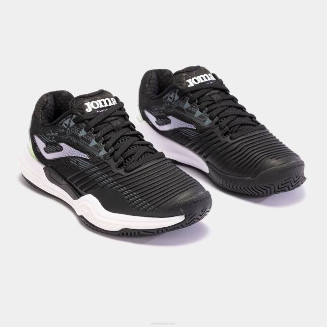ayakkabı tpoint 23 sert kort Joma siyah pembe kadınlar 0RJD2149