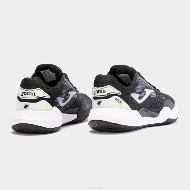 ayakkabı tpoint 23 sert kort Joma siyah pembe kadınlar 0RJD2149