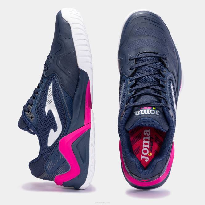 ayakkabı tset 23 sert kort Joma lacivert pembe kadınlar 0RJD1774