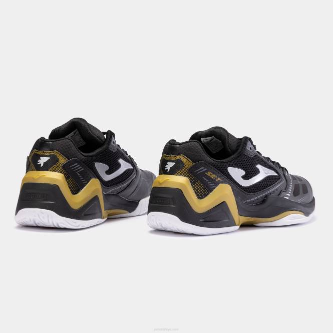 ayakkabı tset 23 sert kort Joma siyah kadınlar 0RJD2273