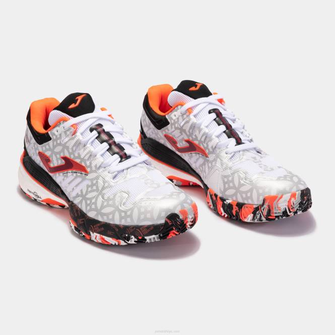 ayakkabı uluslararası padel federasyonu kil Joma siyah beyaz kadınlar 0RJD1653