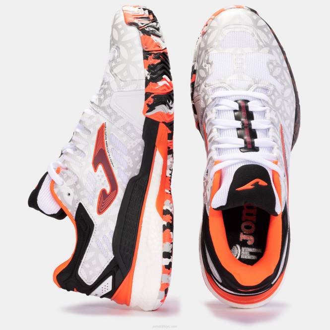 ayakkabı uluslararası padel federasyonu kil Joma siyah beyaz kadınlar 0RJD1653