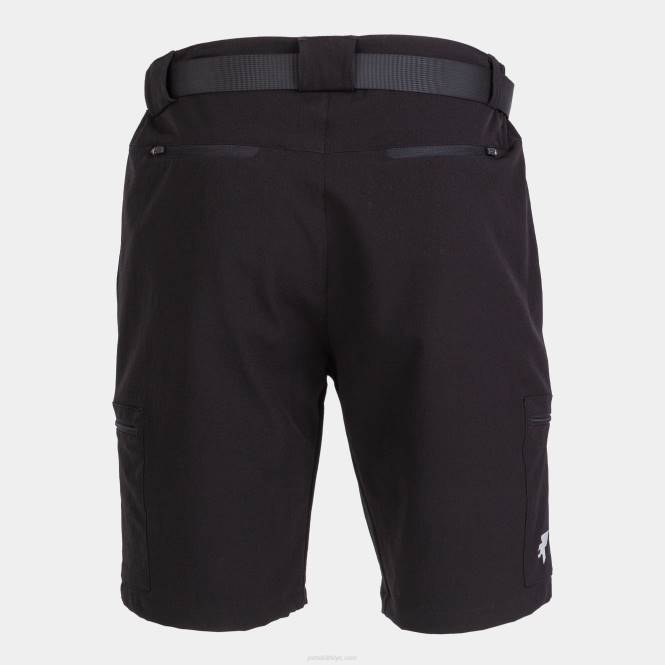 bermuda şort gezgini Joma siyah erkekler 0RJD148