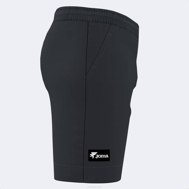 bermuda şort kaliforniya Joma siyah erkekler 0RJD691