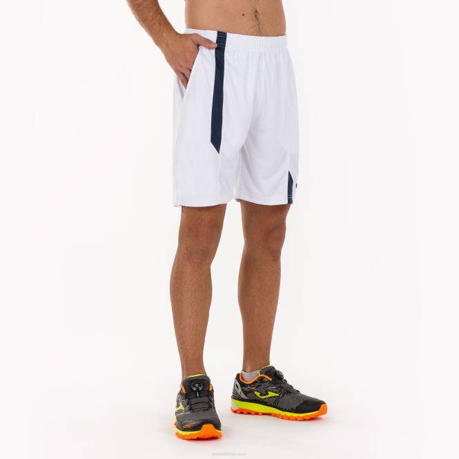 bermuda şort süpernova Joma beyaz lacivert erkekler 0RJD1399