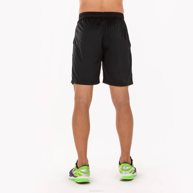 bermuda şort süpernova Joma siyah Sarı erkekler 0RJD3211