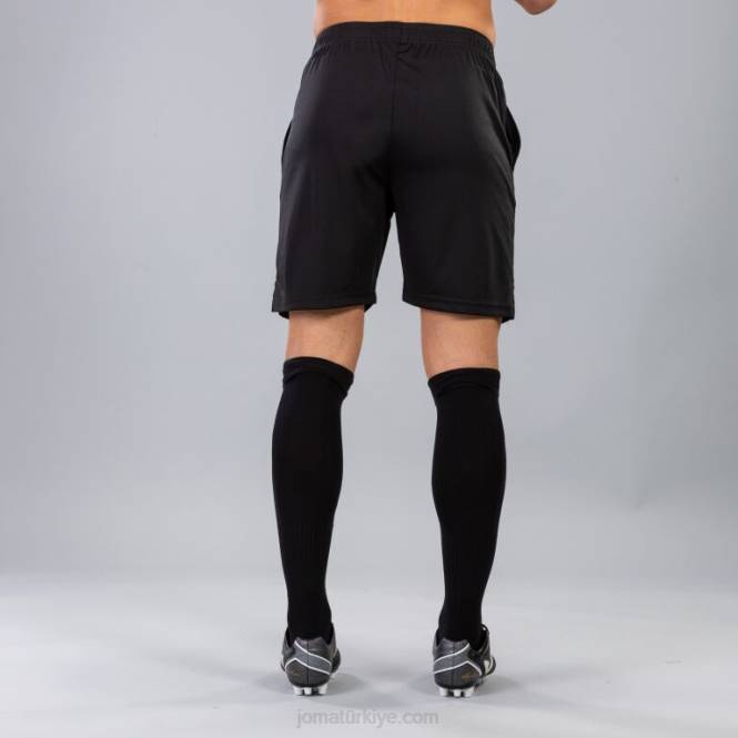 bermuda şort süpernova Joma siyah beyaz erkekler 0RJD1429