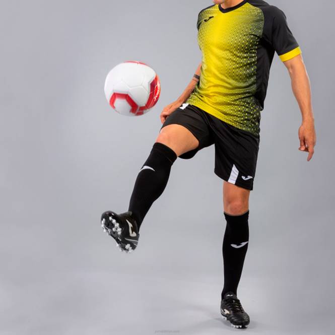 bermuda şort süpernova Joma siyah beyaz erkekler 0RJD1429