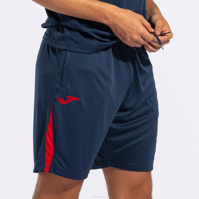 bermuda şort şampiyonası vii Joma lacivert kırmızı erkekler 0RJD4664