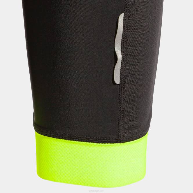 bisiklet şortu Joma siyah floresan sarı kadınlar 0RJD3753