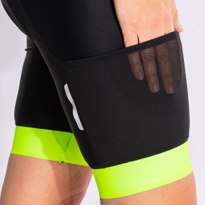 bisiklet şortu Joma siyah floresan sarı kadınlar 0RJD3753