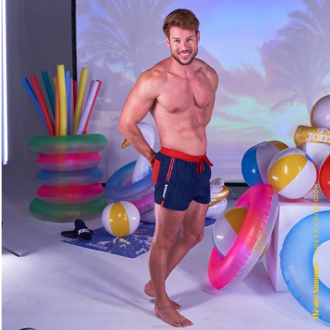 erkek mayoları klasik Joma lacivert kırmızı erkekler 0RJD100