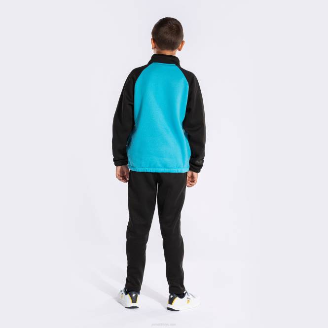 eşofman erkek parkı Joma floresan turkuaz siyah0RJD2808