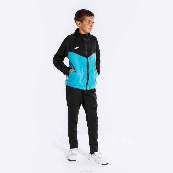 eşofman erkek parkı Joma floresan turkuaz siyah0RJD2808