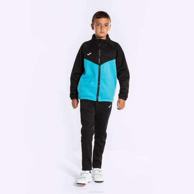 eşofman erkek parkı Joma floresan turkuaz siyah0RJD2808