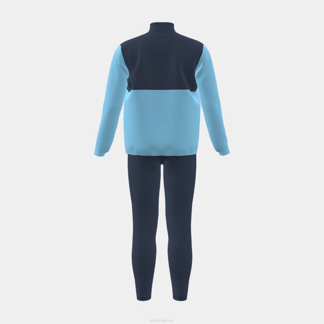 eşofman erkek parkı Joma lacivert floresan turkuaz0RJD2759