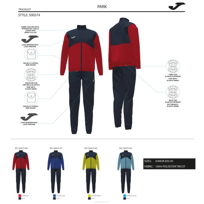 eşofman erkek parkı Joma lacivert kireç0RJD2767