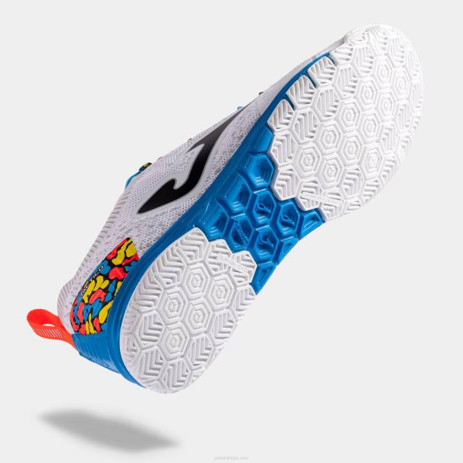 futsal ayakkabı taktik 22 kapalı Joma beyaz kraliyet mavisi0RJD15