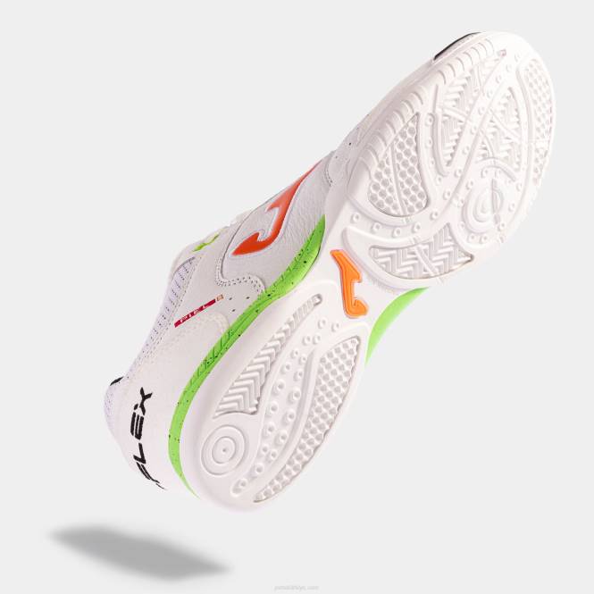 futsal ayakkabı top flex 23 kapalı Joma Beyaz Yeşil0RJD192