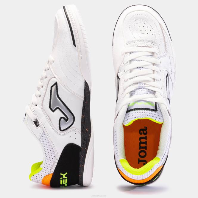 futsal ayakkabı top flex 23 kapalı Joma siyah beyaz0RJD25