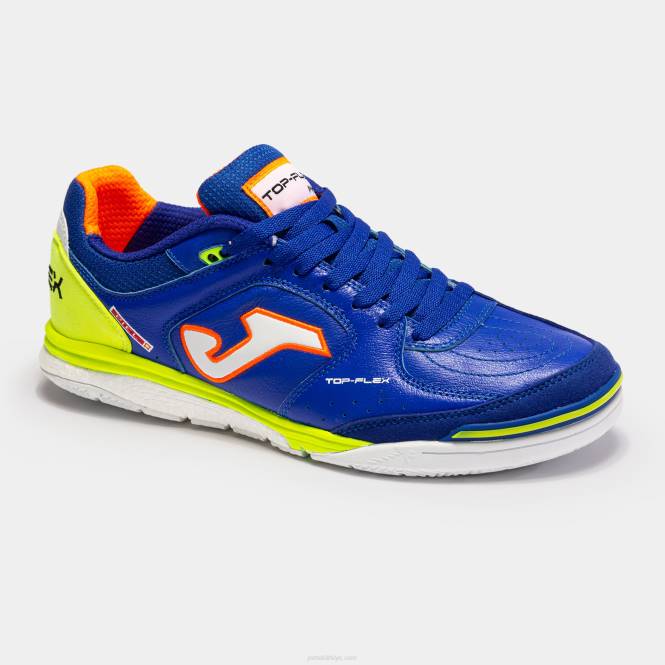 futsal ayakkabı top flex rebound 23 kapalı Joma kraliyet mavisi floresan yeşili0RJD136