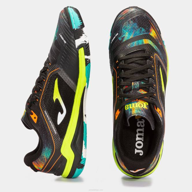 futsal ayakkabıları invicto 23 kapalı Joma siyah floresan sarı0RJD3930