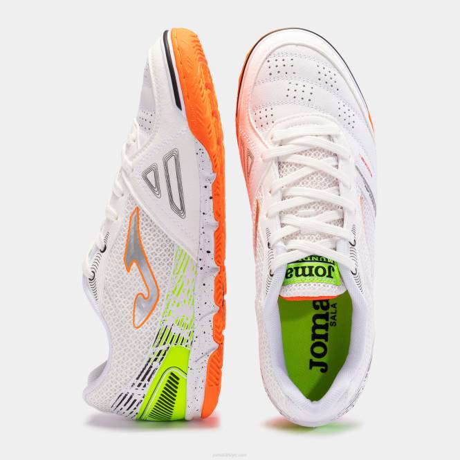 futsal ayakkabıları mundial 23 kapalı Joma beyaz mercan0RJD107