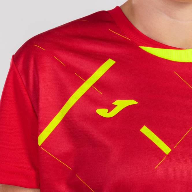 gömlek kısa kollu 1 forma ispanyolca futsal seçimi Joma kırmızı kadınlar 0RJD2513