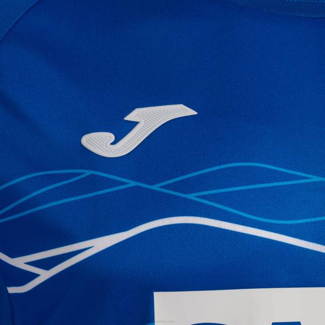 gömlek kısa kollu 1 üniforma hoffenheim 22/23 Joma Kraliyet mavisi0RJD1448