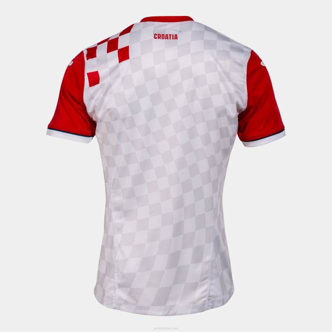 gömlek kısa kollu 1 üniforma hırvat hentbol federasyonu Joma Beyaz kırmızı0RJD1447