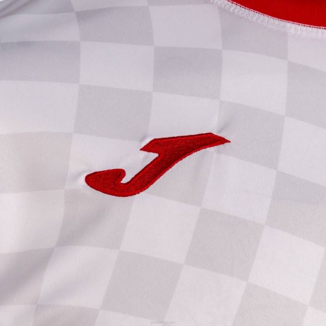 gömlek kısa kollu 1 üniforma hırvat hentbol federasyonu Joma Beyaz kırmızı0RJD1447