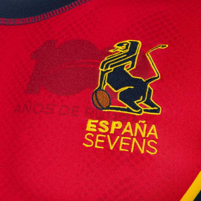 gömlek kısa kollu 1 üniforma ispanyol rugby federasyonu Joma kırmızı0RJD1034