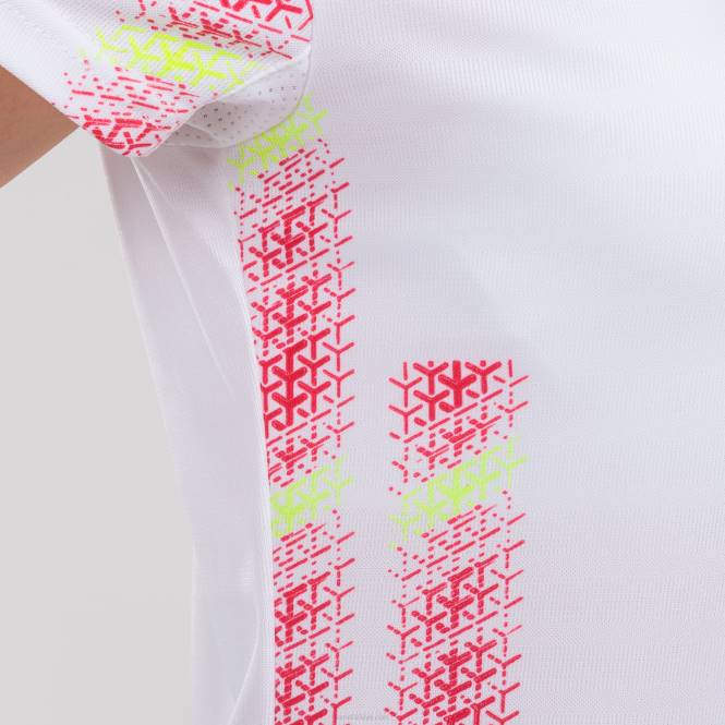 gömlek kısa kollu 2 forma ispanyolca futsal seçimi Joma beyaz kadınlar 0RJD2426